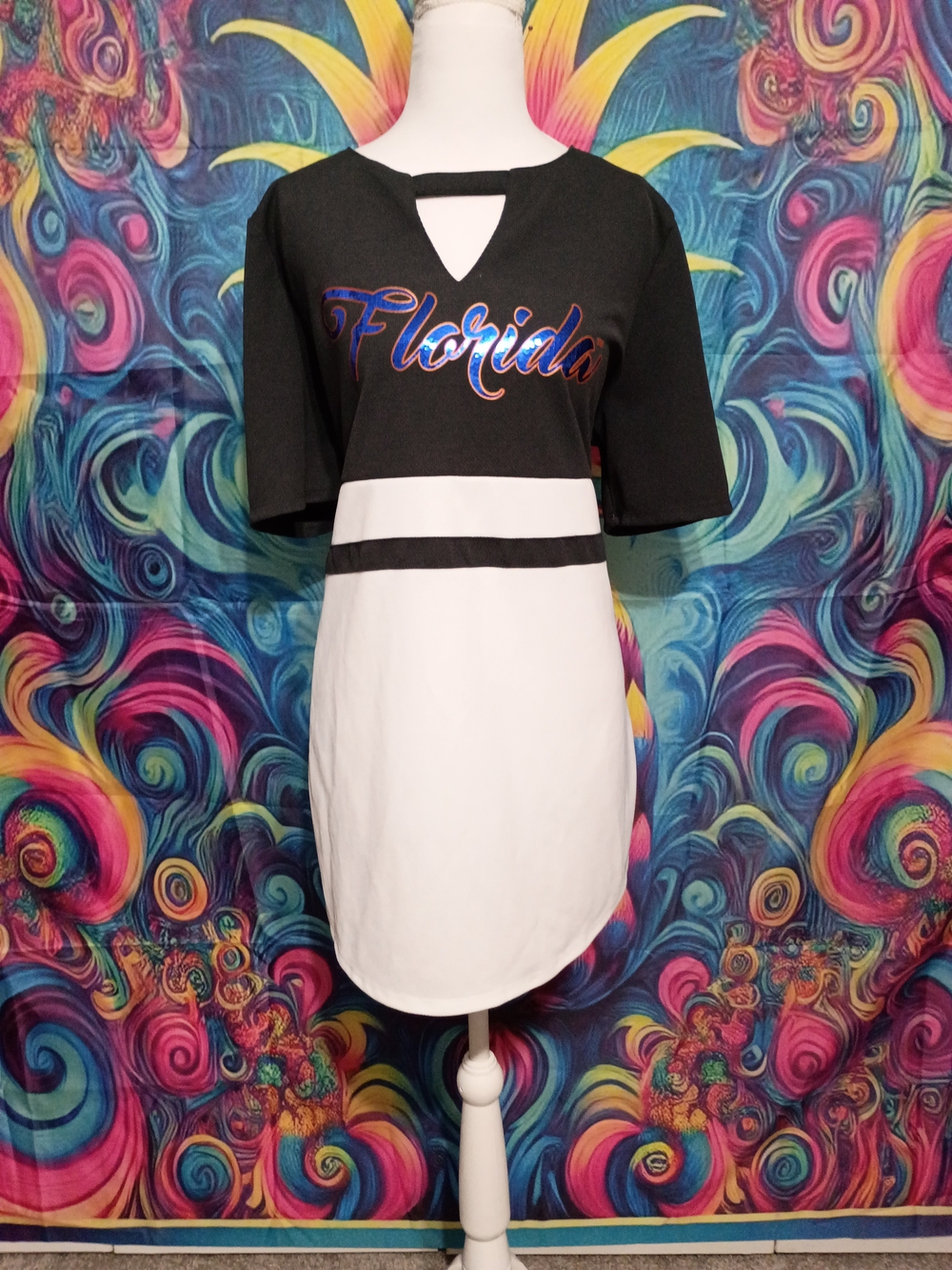 GameDay Couture 'Florida' Keyhole Tunic Dress